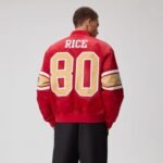 NFL San Francisco 49ers Satin Bomber Jacket