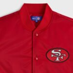 NFL San Francisco 49ers Satin Bomber Jacket