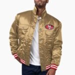 NFL San Francisco 49ers Satin Varsity Jacket