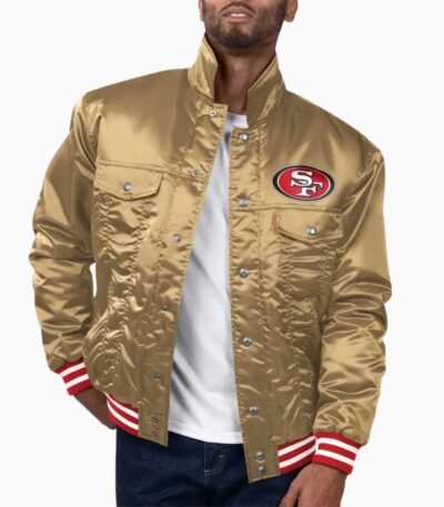 NFL San Francisco 49ers Satin Varsity Jacket