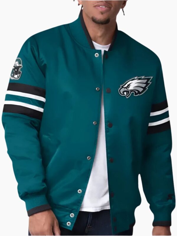 NFL Scout I Philadelphia Eagles Satin Jacket