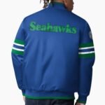 NFL Scout I Seattle Seahawks Satin Varsity Jacket