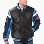 NFL Tennessee Titans Varsity Leather Jacket
