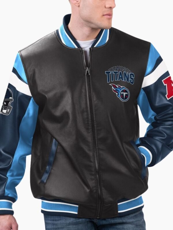 NFL Tennessee Titans Varsity Leather Jacket