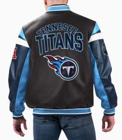 NFL Tennessee Titans Varsity Leather Jacket