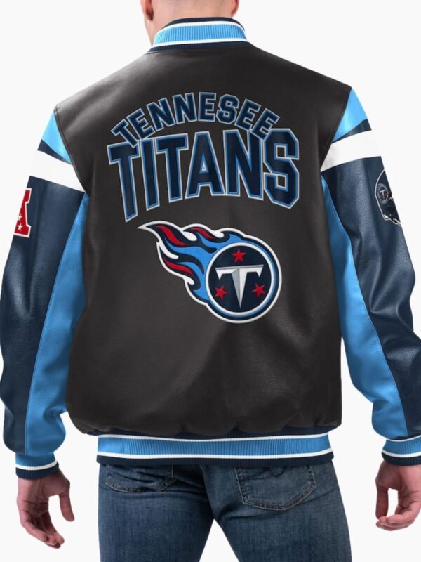 NFL Tennessee Titans Varsity Leather Jacket