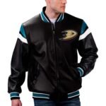 NHL Anaheim Ducks Leather Jacket