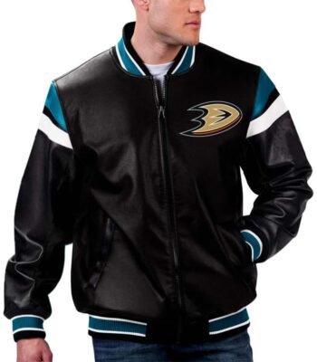 NHL Anaheim Ducks Leather Jacket