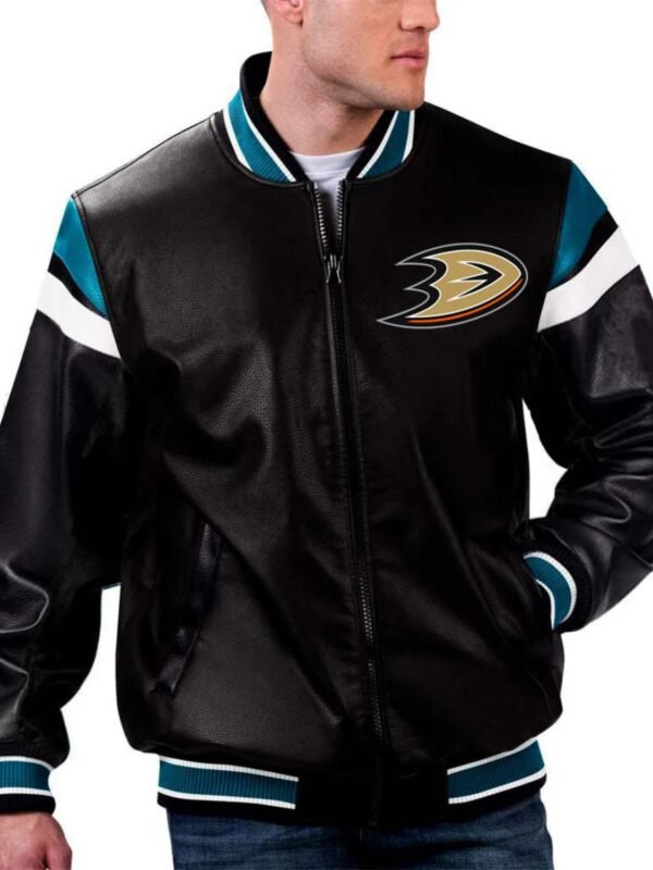 NHL Anaheim Ducks Leather Jacket