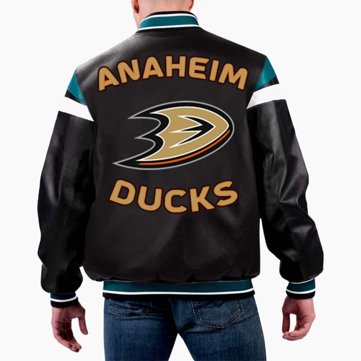 NHL Anaheim Ducks Leather Jacket