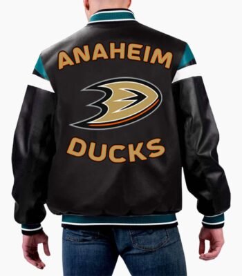 NHL Anaheim Ducks Leather Jacket