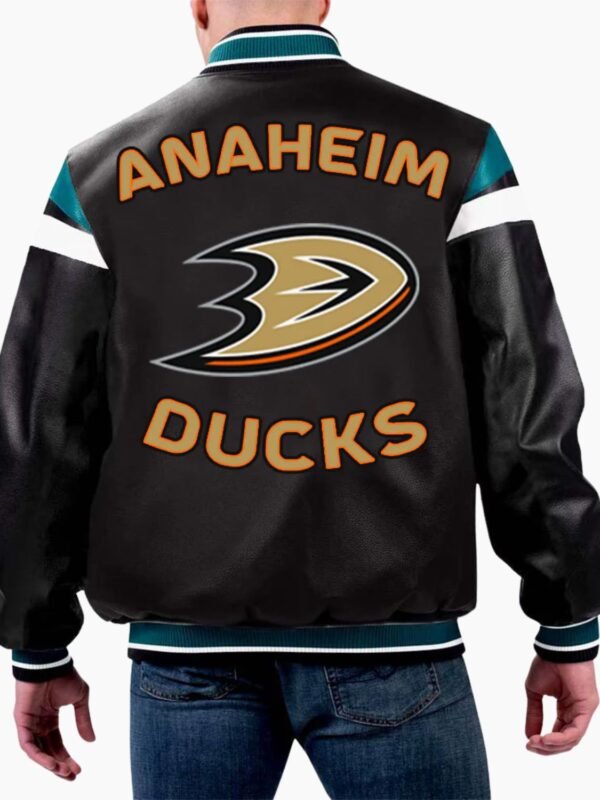 NHL Anaheim Ducks Leather Jacket