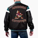 NHL Arizona Coyotes Leather Jacket