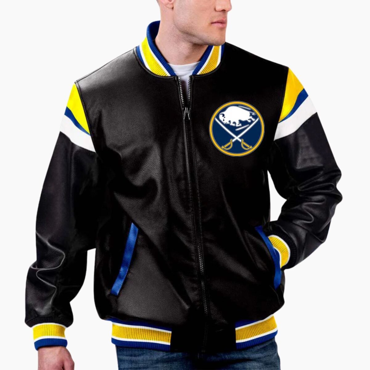 NHL Buffalo Sabres Leather Jacket