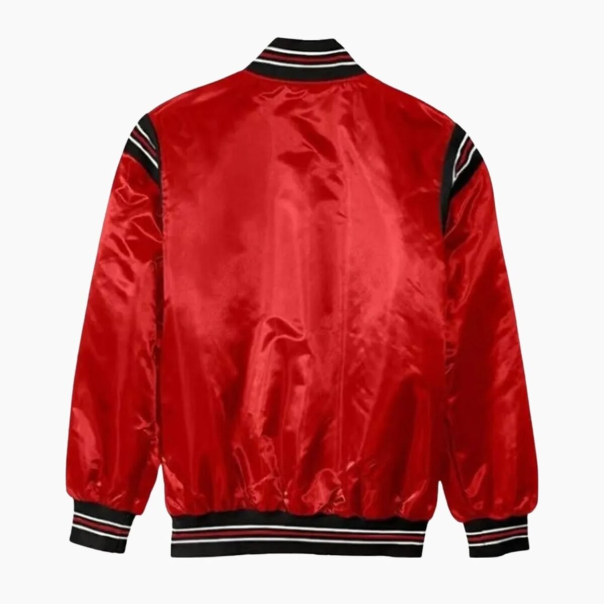 NHL Carolina Hurricanes Satin Varsity Jacket