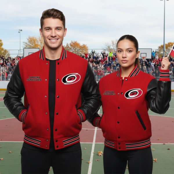 NHL Carolina Hurricanes Wool Varsity Jacket
