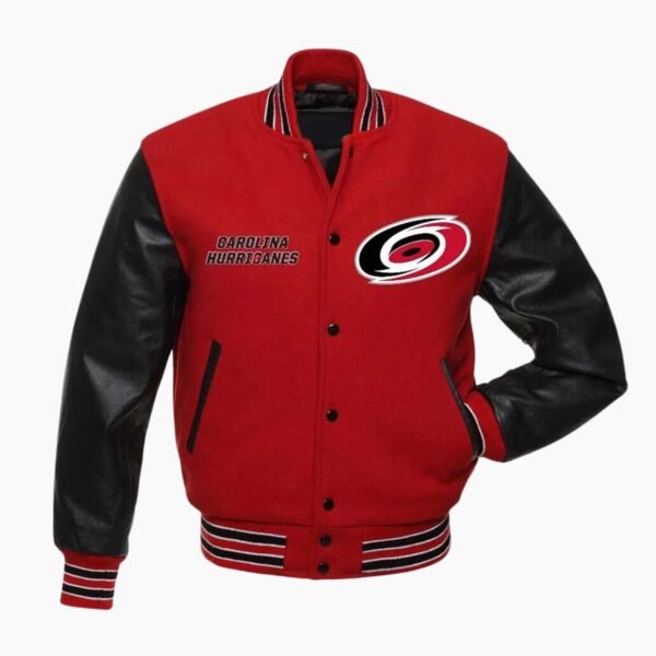 NHL Carolina Hurricanes Wool Varsity Jacket