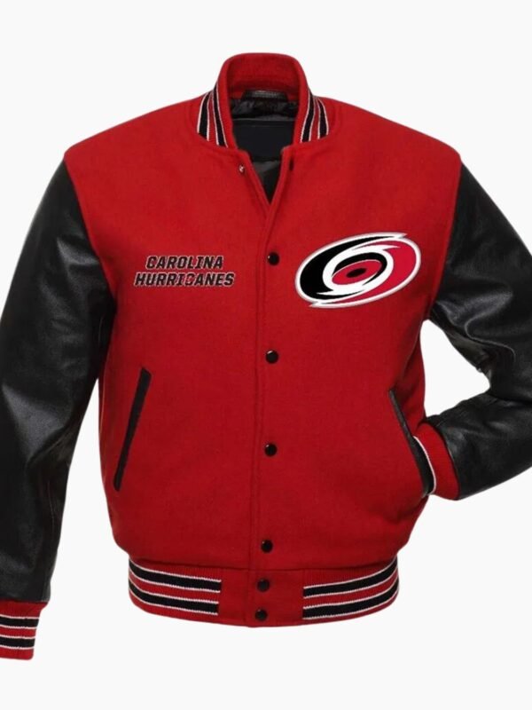 NHL Carolina Hurricanes Wool Varsity Jacket