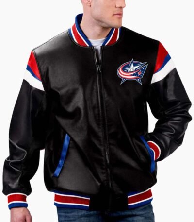 NHL Columbus Leather Jacket