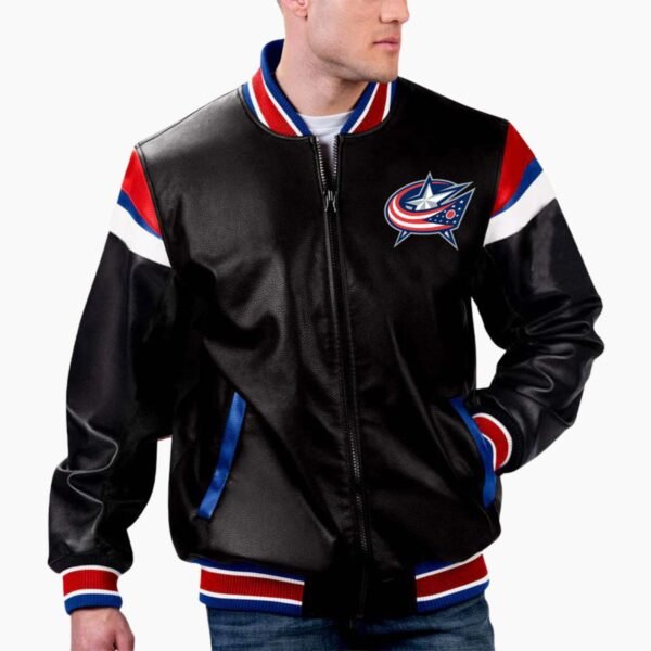 NHL Columbus Leather Jacket