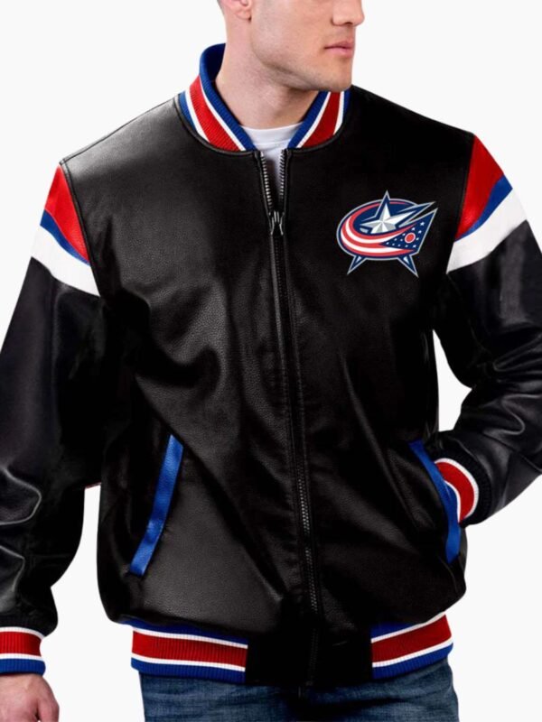 NHL Columbus Leather Jacket