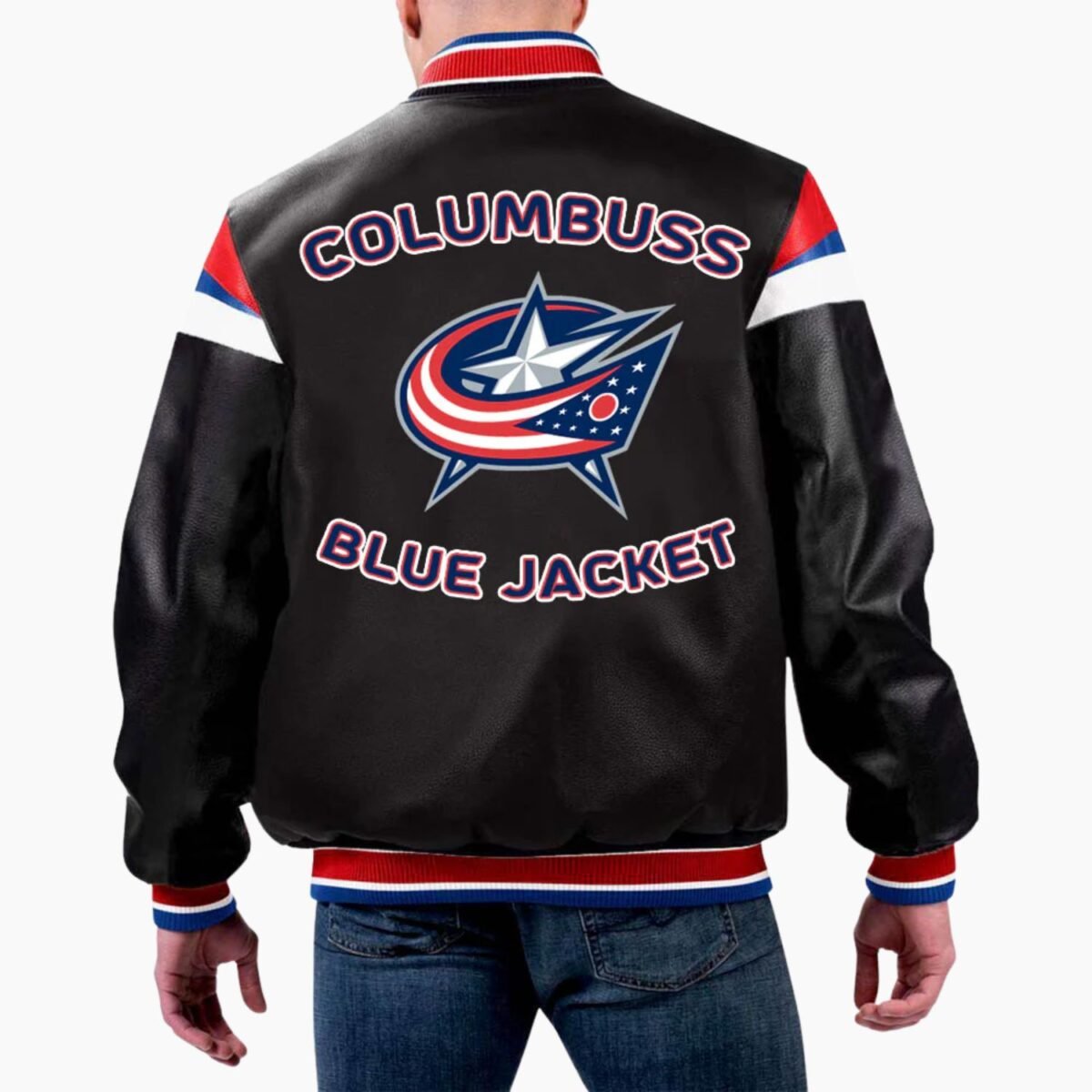 NHL Columbus Leather Jacket
