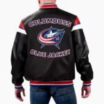 NHL Columbus Leather Jacket