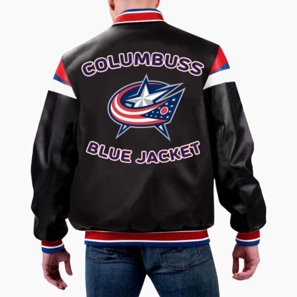 NHL Columbus Leather Jacket