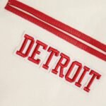 NHL Detroit Red Wings Retro Classic Mens Rib Wool Varsity Jacket