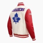 NHL Montreal Canadiens Retro Classic Men's Rib Wool Varsity Jacket
