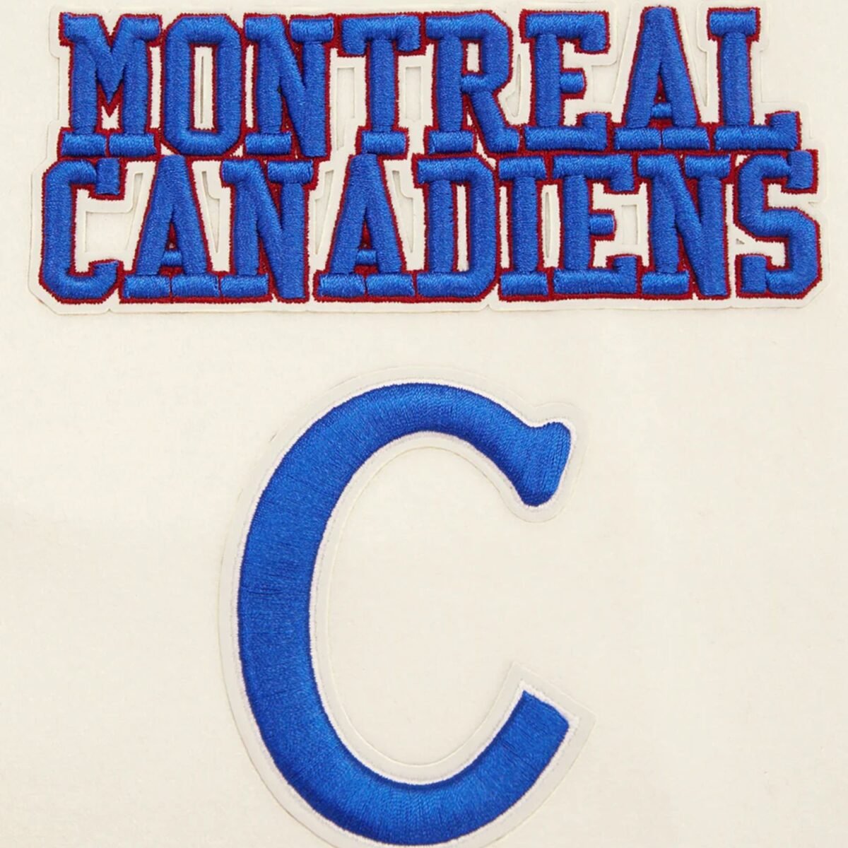 NHL Montreal Canadiens Retro Classic Men's Rib Wool Varsity Jacket