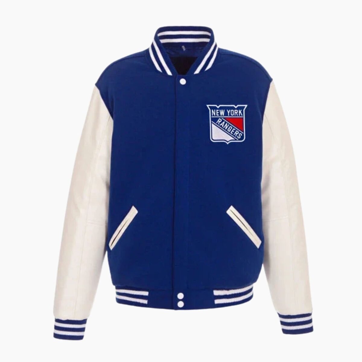 NHL New York Rangers Wool Jacket NHL New York Rangers Wool Jacket