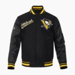 NHL Pittsburgh Penguins Script Tail Men's Rib Wool Varsity