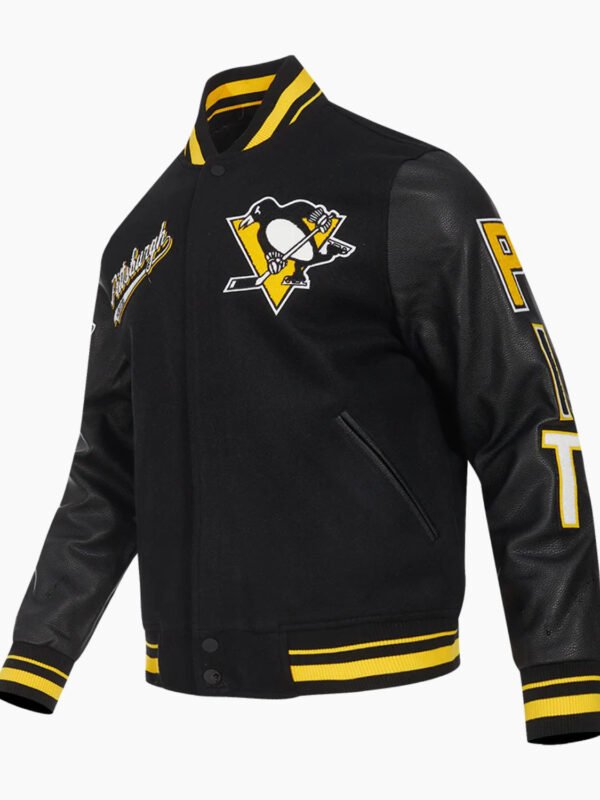 NHL Pittsburgh Penguins Script Tail Men's Rib Wool Varsity