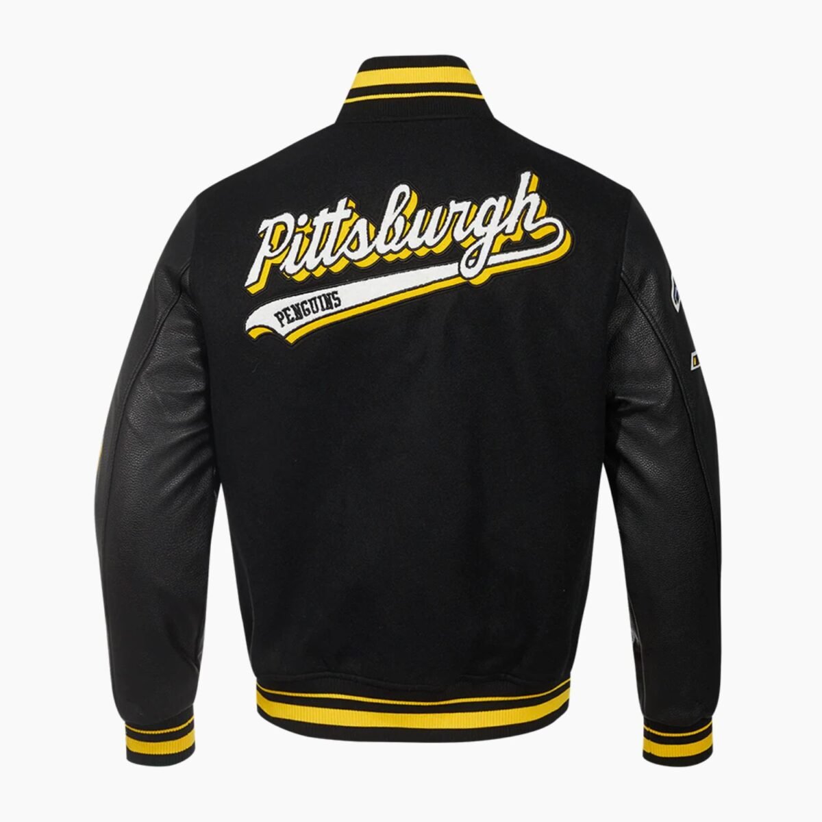 NHL Pittsburgh Penguins Script Tail Men's Rib Wool Varsity