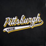 NHL Pittsburgh Penguins Script Tail Womens Wool Varsity Jacket