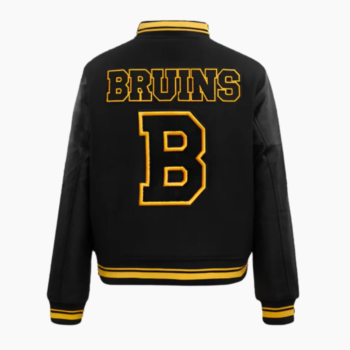 NHL Retro Classic Rib Boston Bruins Varsity Jacket