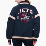 NHL Winnipeg Jets Satin Varsity Jacket