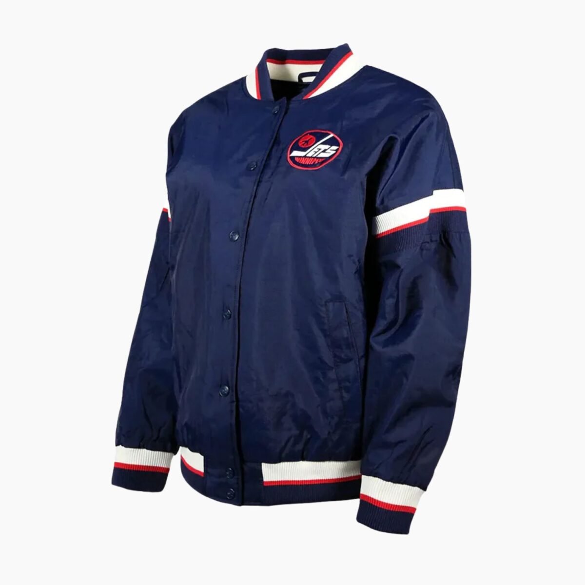 NHL Winnipeg Jets Satin Varsity Jacket