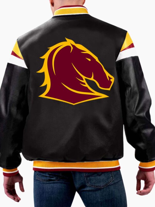 NRL Brisbane Broncos Leather Jacket