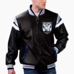 NRL Canterbury Bankstown Bulldogs Leather Jacket