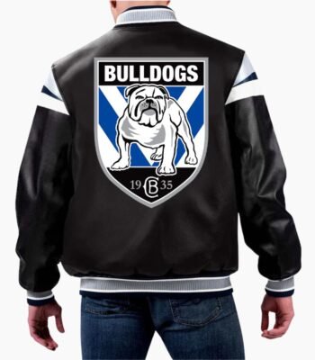NRL Canterbury Bankstown Bulldogs Leather Jacket