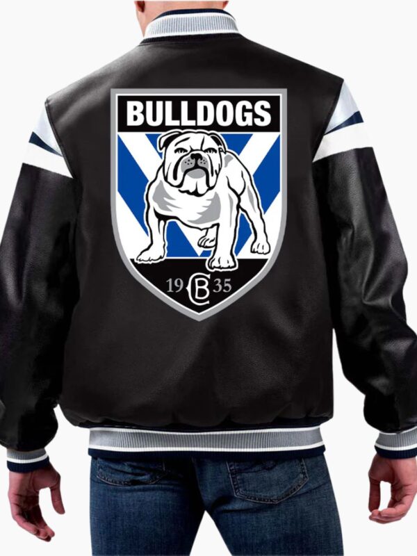 NRL Canterbury Bankstown Bulldogs Leather Jacket