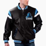 NRL Gold Coast Titans Leather Jacket