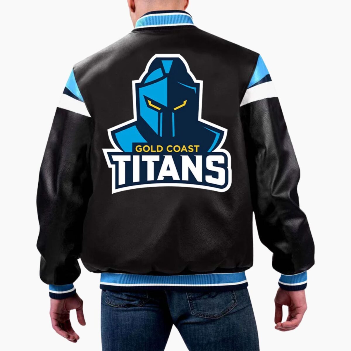 NRL Gold Coast Titans Leather Jacket