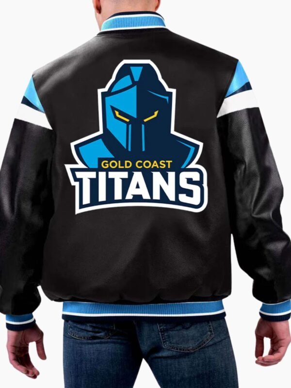 NRL Gold Coast Titans Leather Jacket