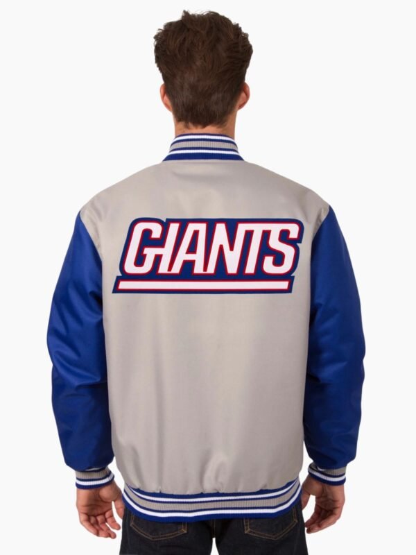 New York Giants NFL Mens Poly Twill Jacket