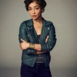 Preacher S01 Tulip O'hare Teal Leather Jacket