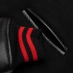 Saint Michael Devil Black Varsity Jacket