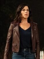 Sidney Prescott Scream Brown Leather Jacket
